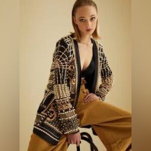 Kate Hewko Pearl Embellished Blazer (M)